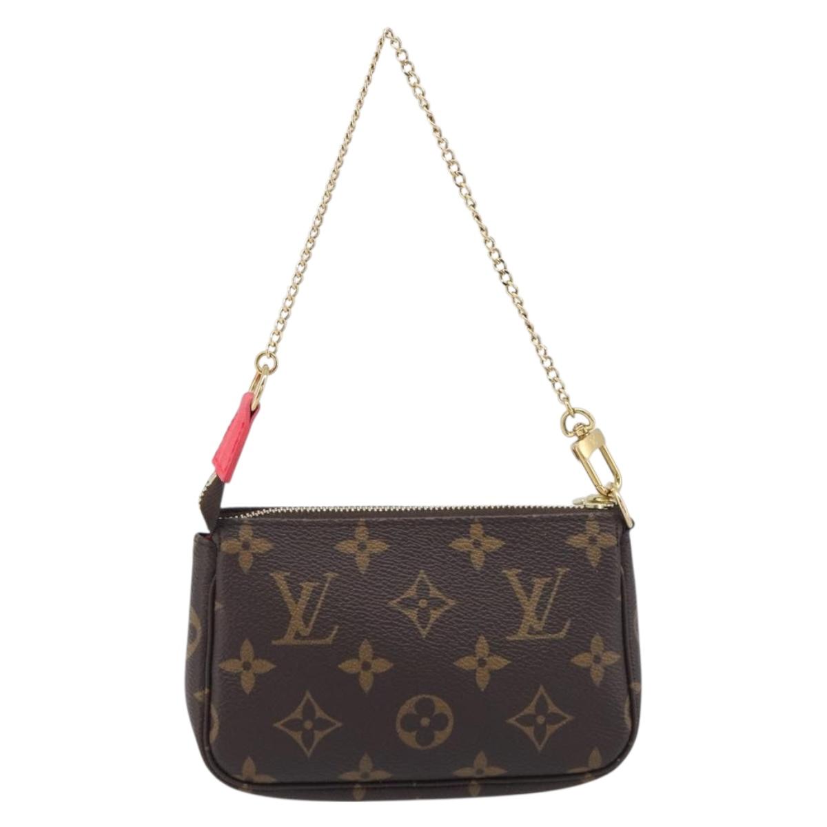 LOUIS VUITTON Monogram Vivienne Mini Pochette Accessoires Pouch LV Auth 209773M