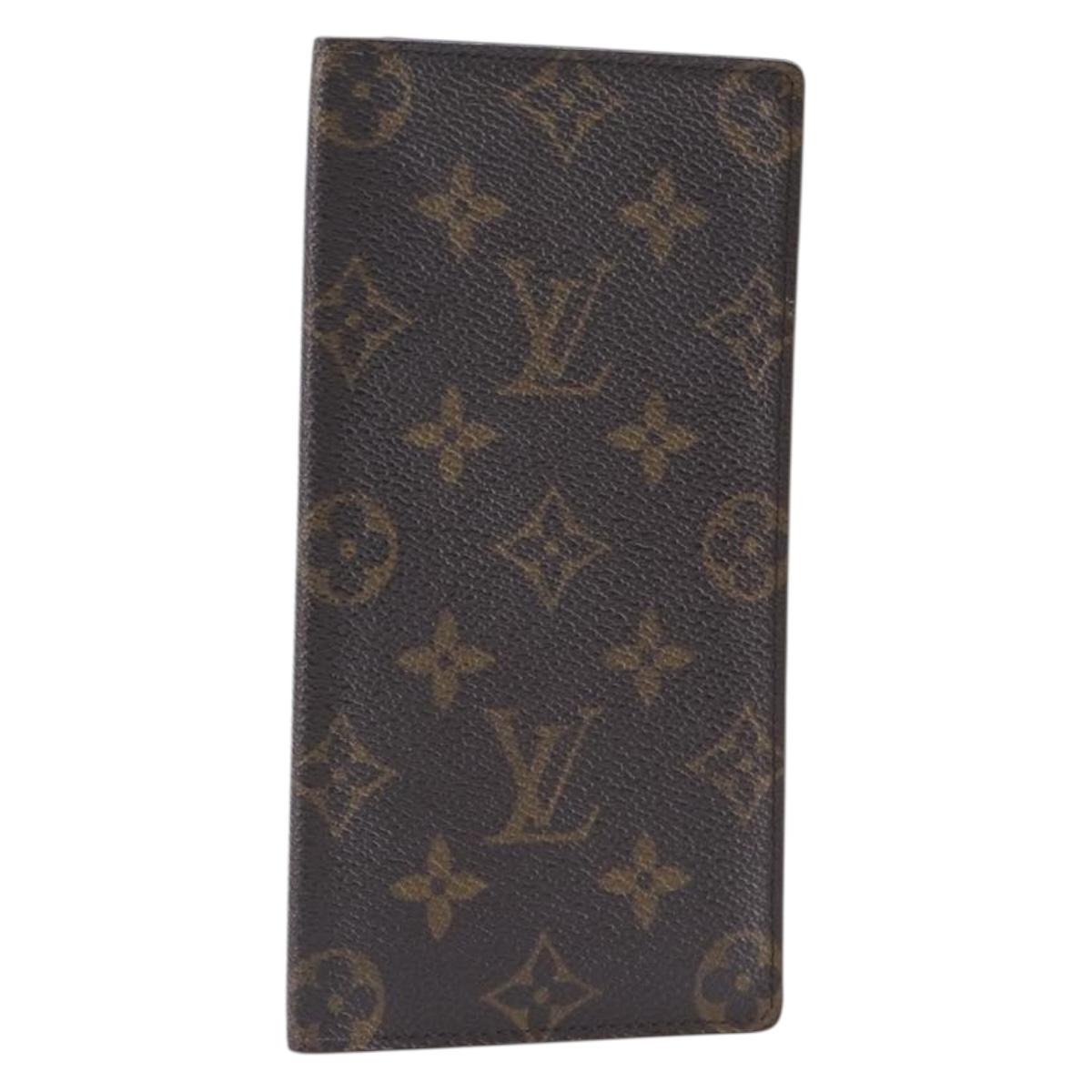 LOUIS VUITTON Monogram Porte Valeurs Cartes Credit Wallet M61823 LV Auth 209774