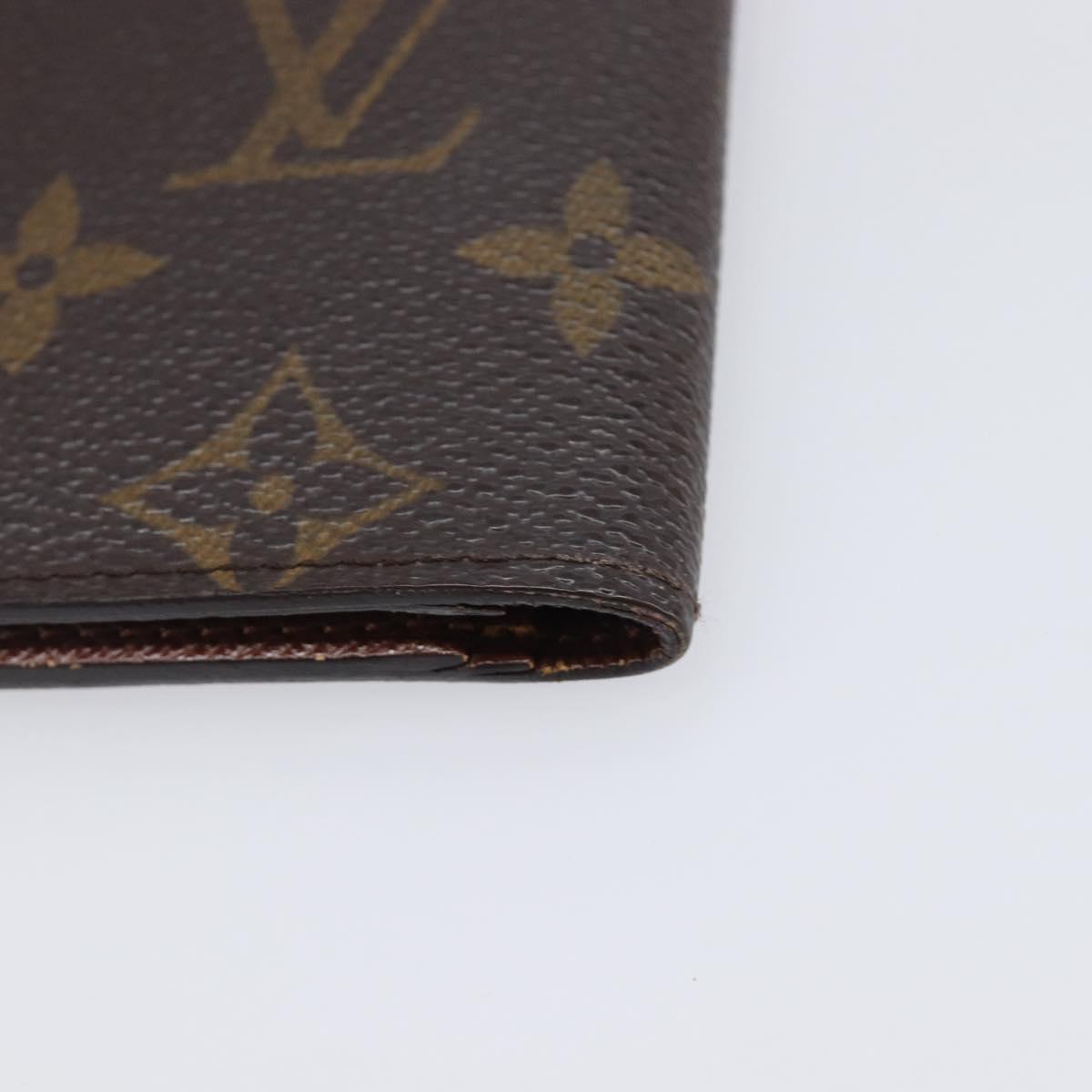 LOUIS VUITTON Monogram Porte Valeurs Cartes Credit Wallet M61823 LV Auth 209774