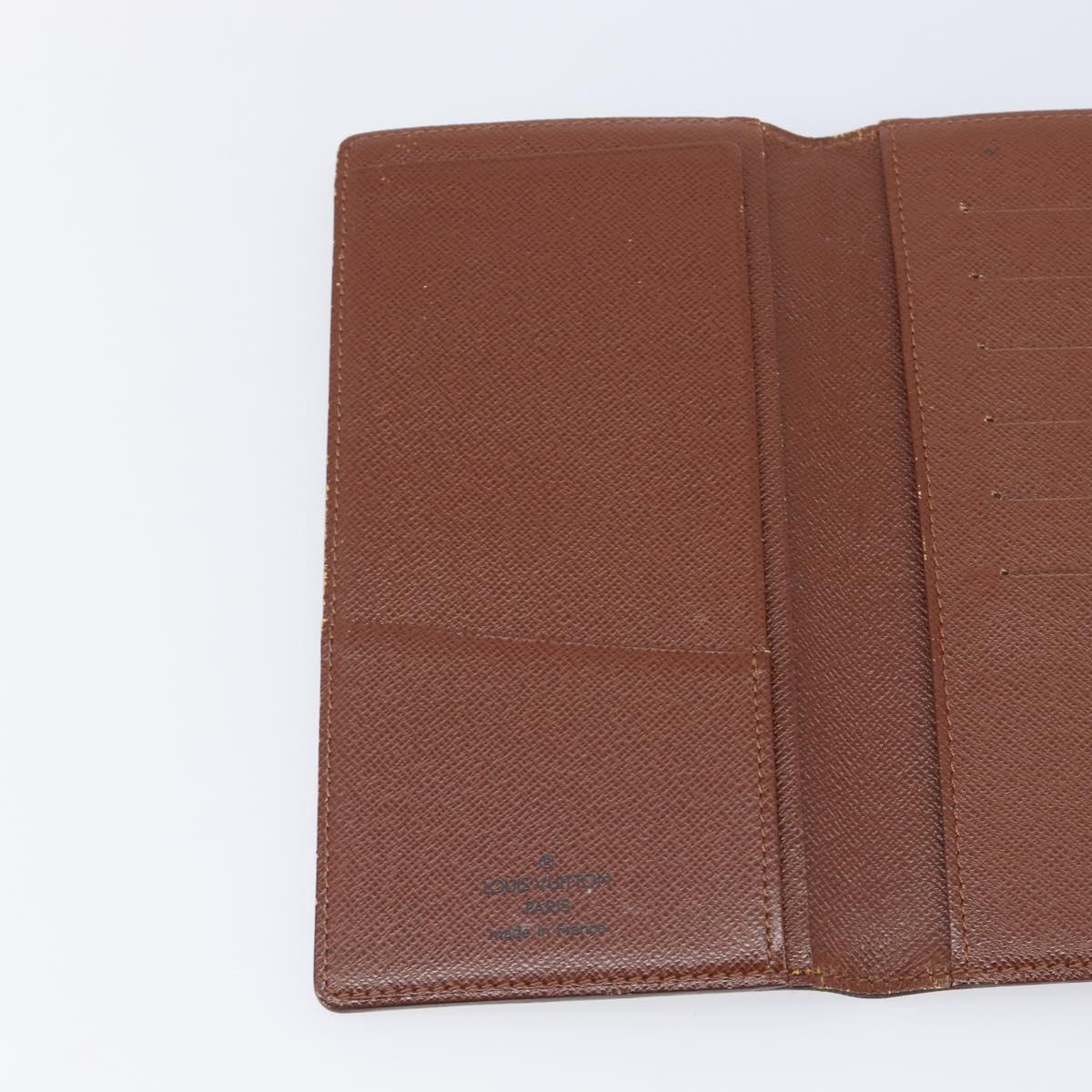 LOUIS VUITTON Monogram Porte Valeurs Cartes Credit Wallet M61823 LV Auth 209774