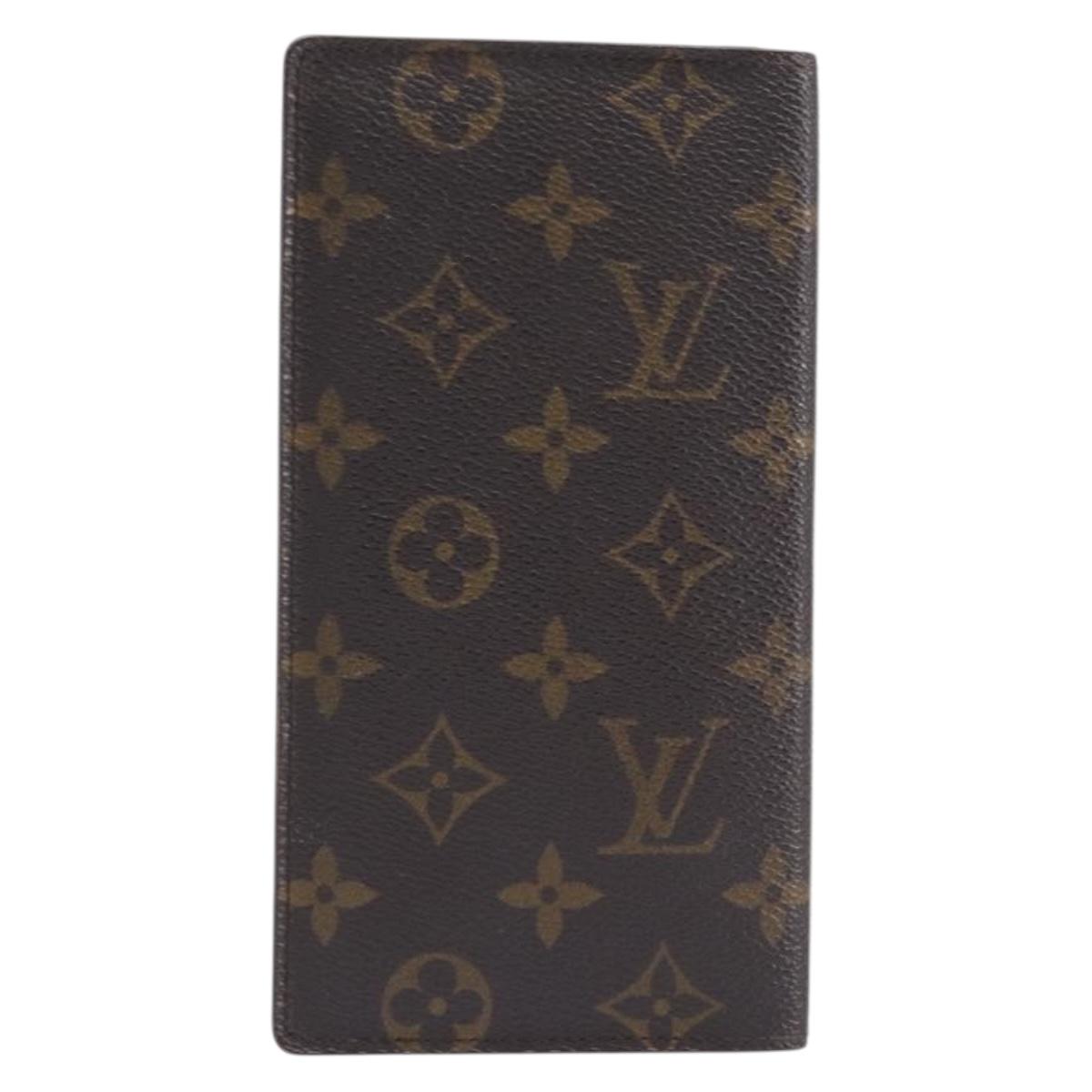 LOUIS VUITTON Monogram Porte Valeurs Cartes Credit Wallet M61823 LV Auth 209774