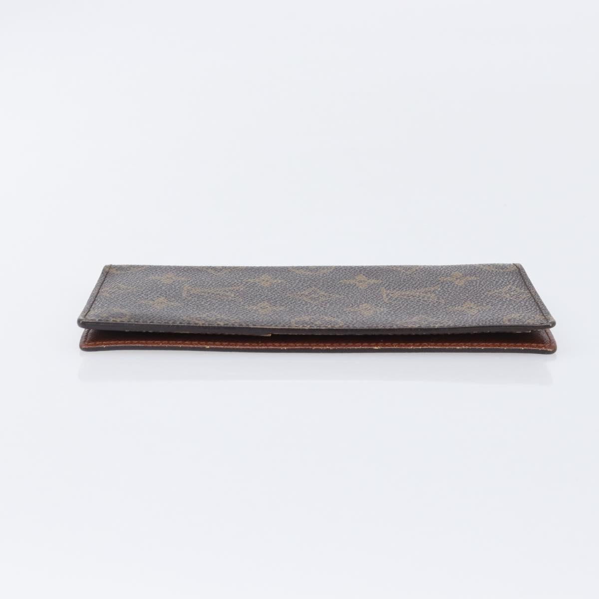 LOUIS VUITTON Monogram Porte Valeurs Cartes Credit Wallet M61823 LV Auth 209774