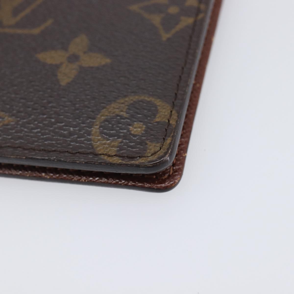 LOUIS VUITTON Monogram Porte Valeurs Cartes Credit Wallet M61823 LV Auth 209774