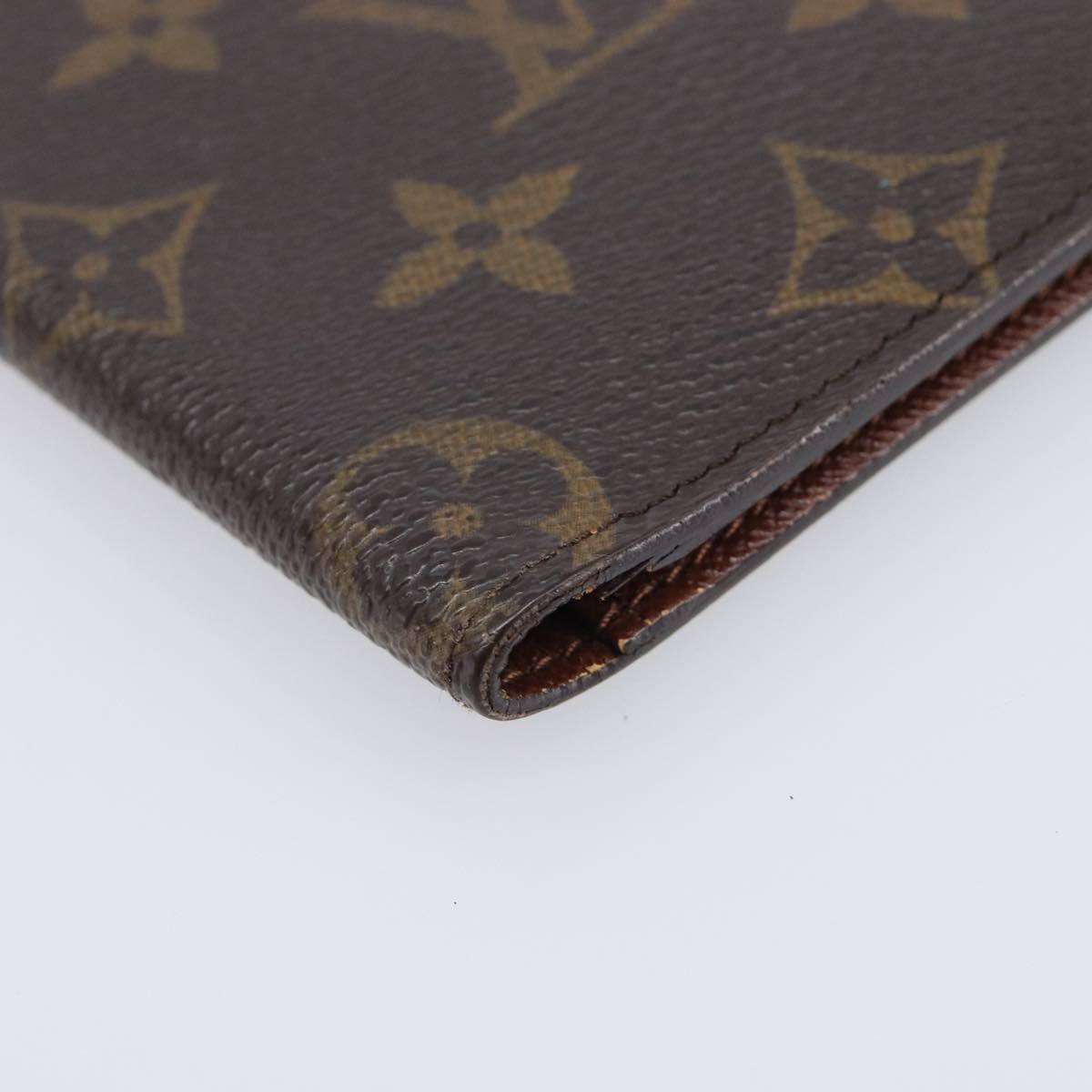 LOUIS VUITTON Monogram Porte Valeurs Cartes Credit Wallet M61823 LV Auth 209774