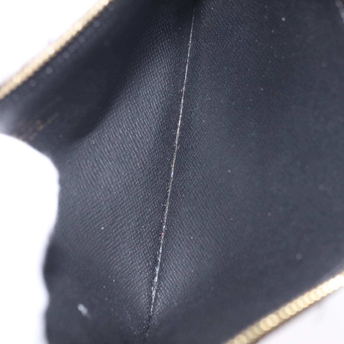 LOUIS VUITTON Monogram Reverse Slim Purse Long Wallet M80390 LV Auth 209810A