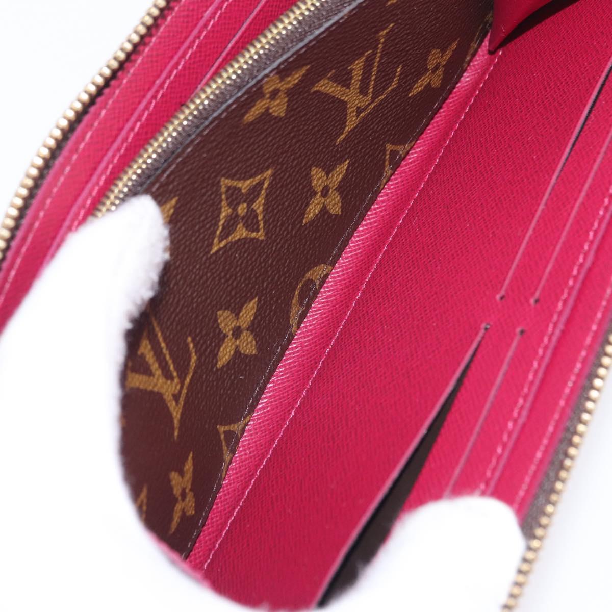 LOUIS VUITTON Monogram Portefeuille Clemence Long Wallet M60742 LV Auth 209811V