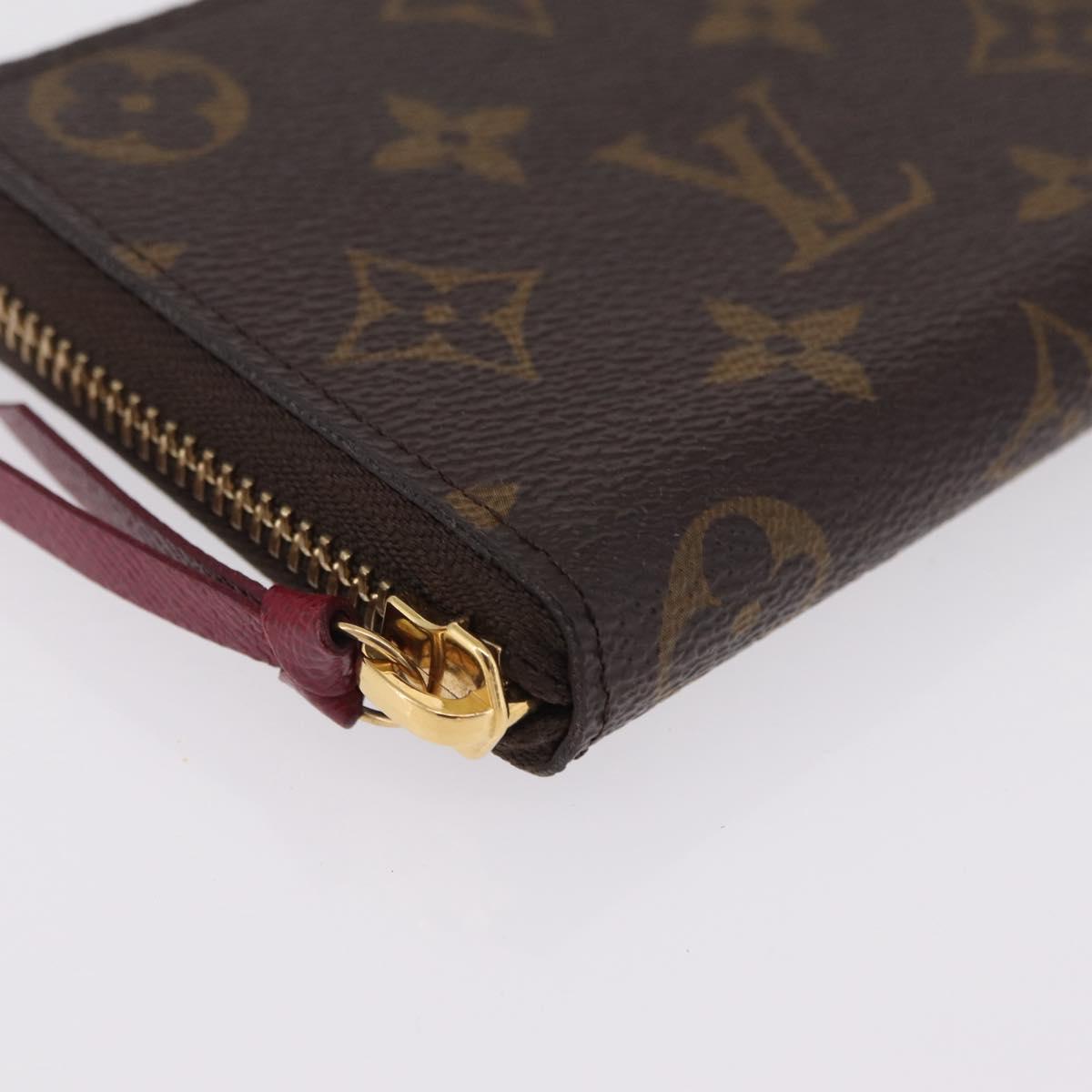 LOUIS VUITTON Monogram Portefeuille Clemence Long Wallet M60742 LV Auth 209811V