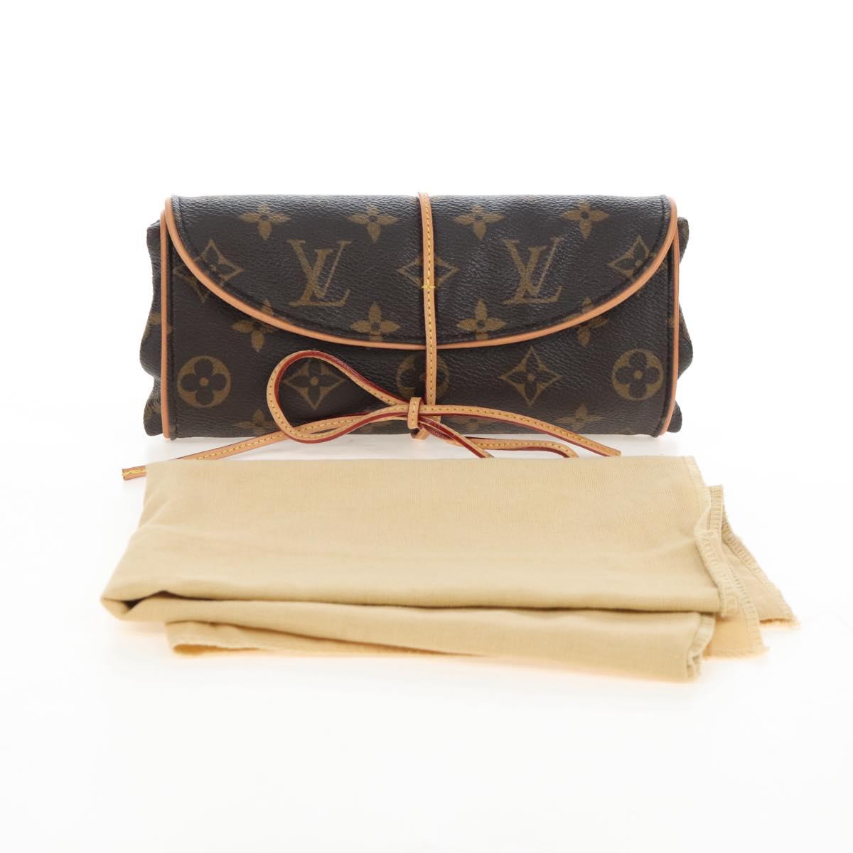 LOUIS VUITTON Monogram Trousse Bijoux Pliable Accessory Case M47837 Auth 209814V