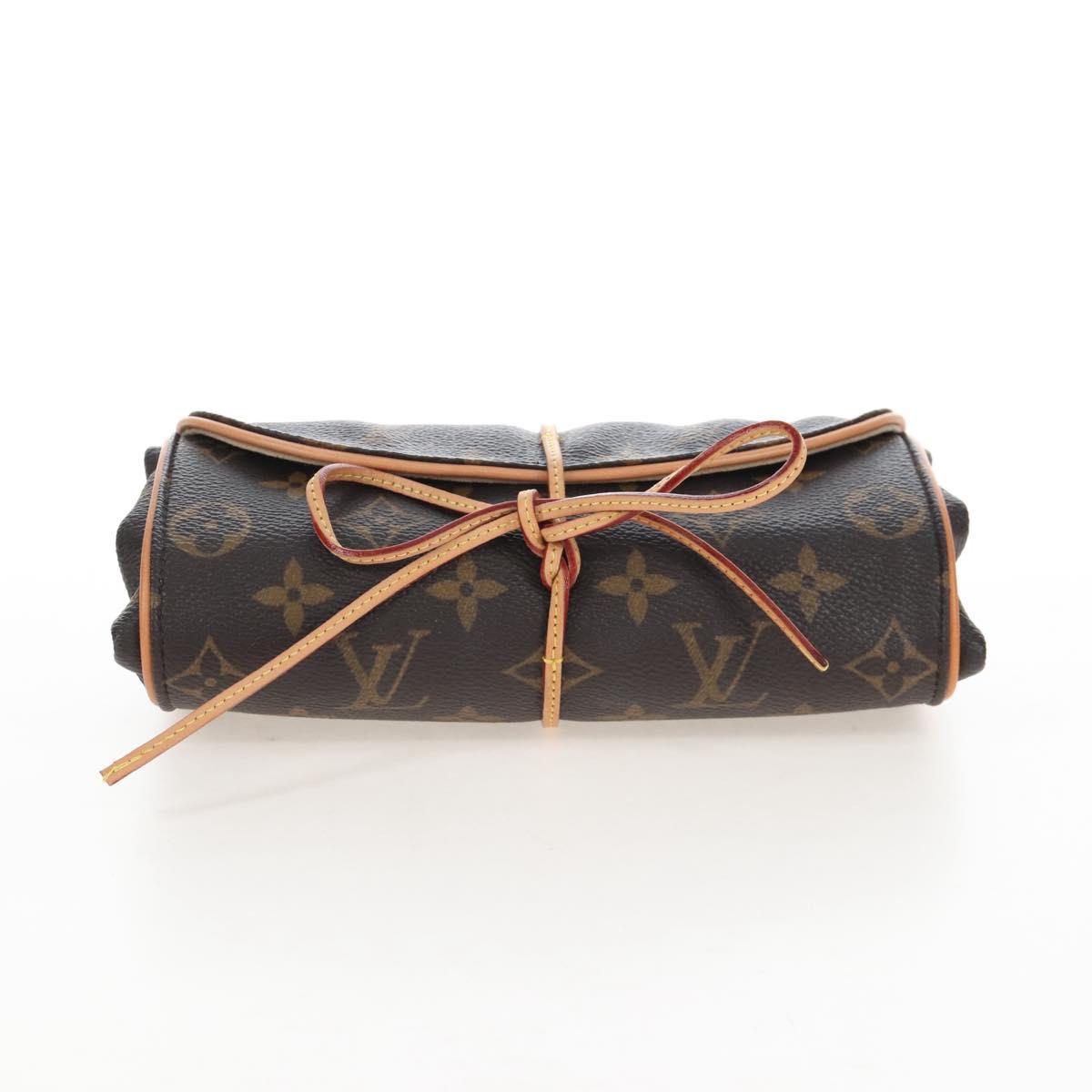 LOUIS VUITTON Monogram Trousse Bijoux Pliable Accessory Case M47837 Auth 209814V
