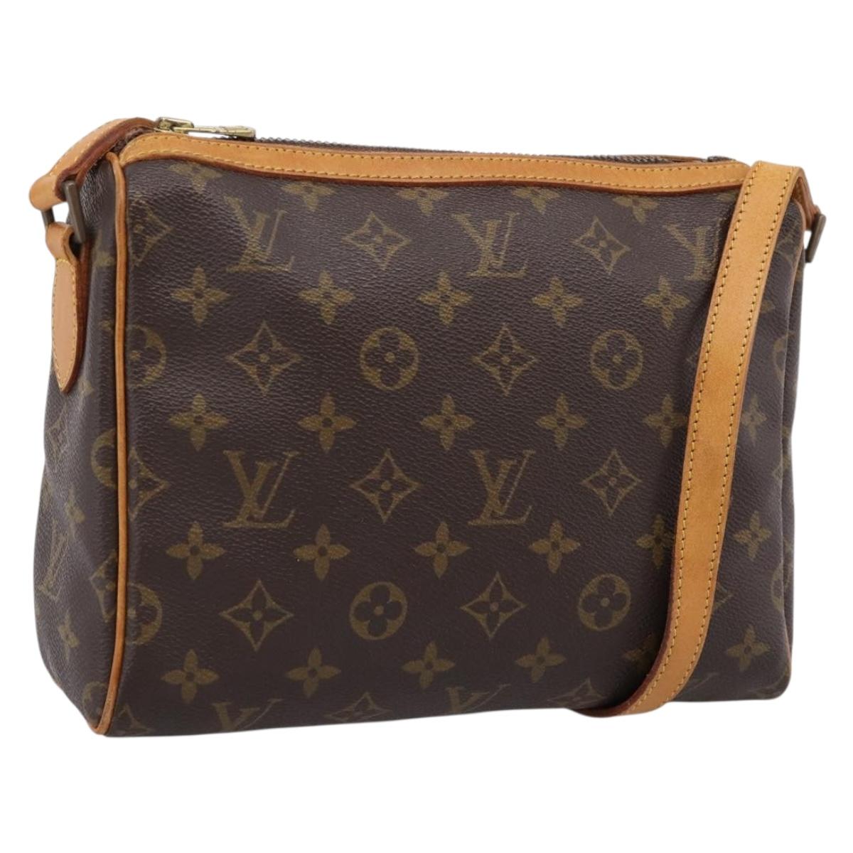 LOUIS VUITTON Monogram Tulle Lee Shoulder Bag M51348 LV Auth 209830A