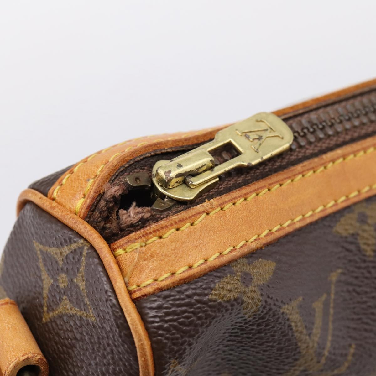 LOUIS VUITTON Monogram Tulle Lee Shoulder Bag M51348 LV Auth 209830A
