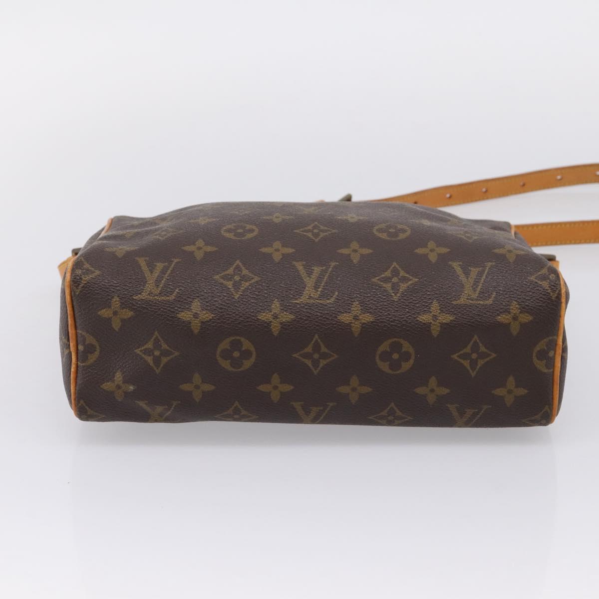 LOUIS VUITTON Monogram Tulle Lee Shoulder Bag M51348 LV Auth 209830A