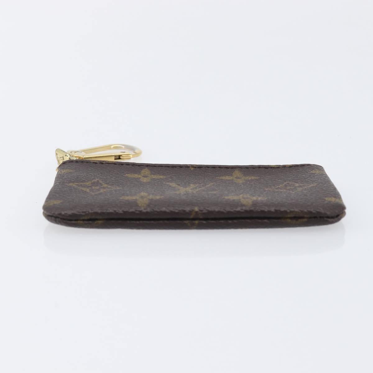 LOUIS VUITTON Monogram Pochette Cles Coin Purse M60033 LV Auth 209847