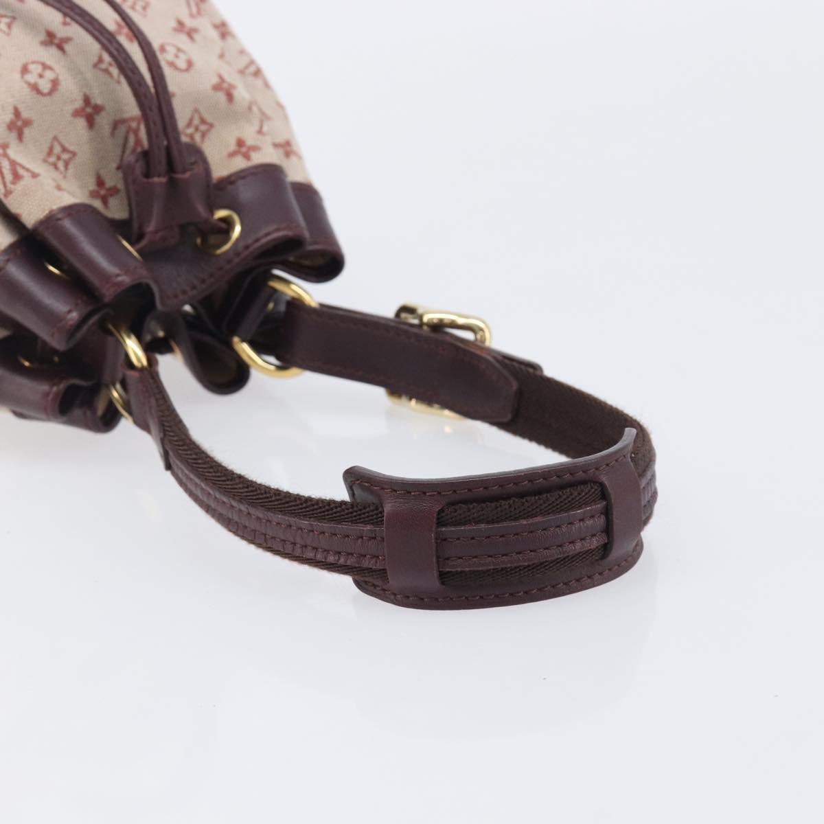 LOUIS VUITTON Monogram Mini Noelie Shoulder Bag Red M92686 LV Auth 209856V