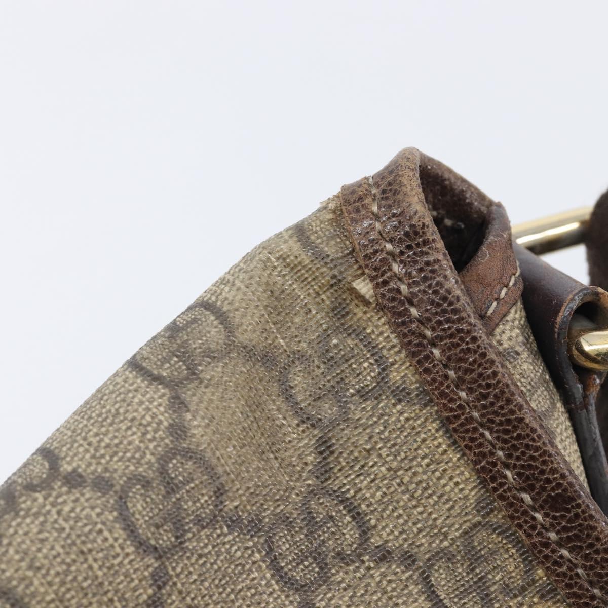 GUCCI GG Supreme Shoulder Bag PVC Beige Gold 223666 Auth 209864