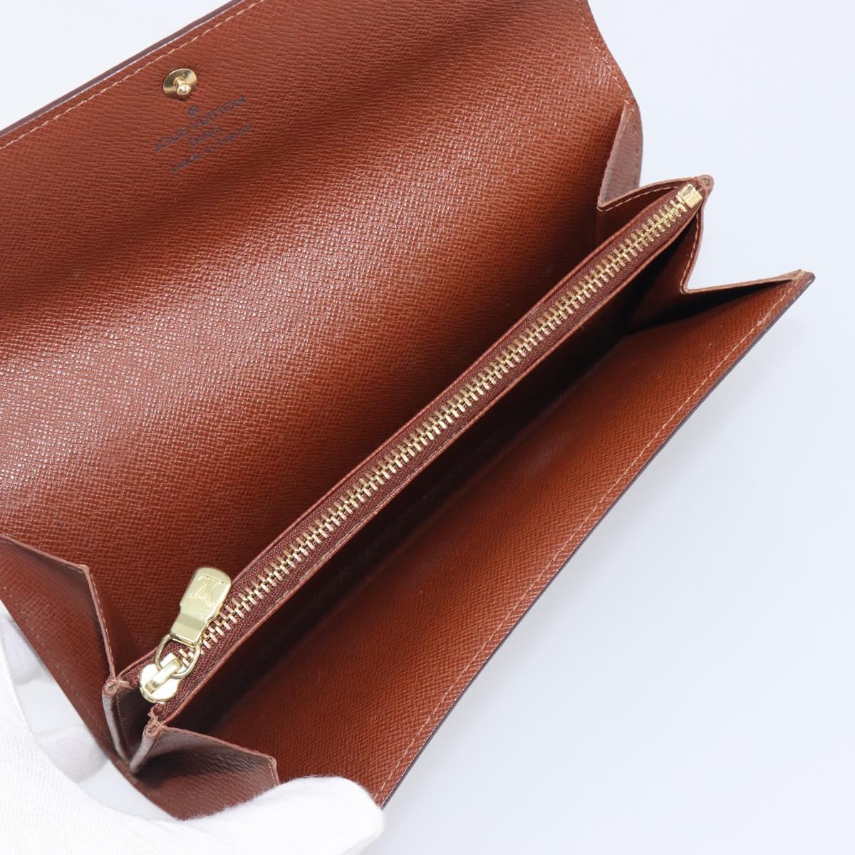 LOUIS VUITTON Monogram PochettePorte MonnaieCredit Wallet M61726 LV Auth 209891