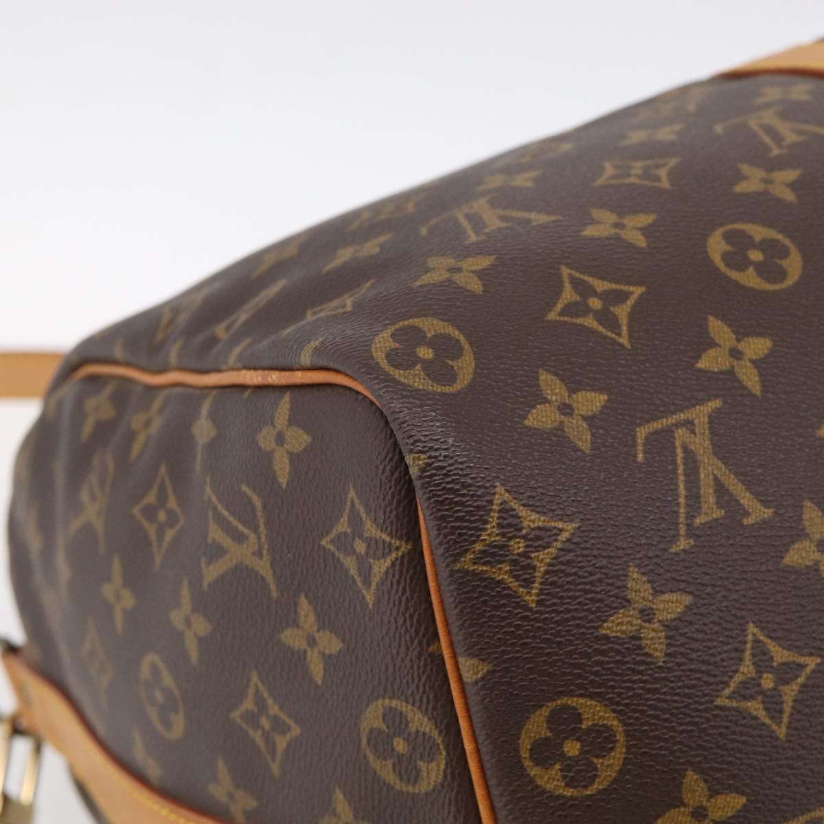 LOUIS VUITTON Monogram Keepall Bandouliere 50 Boston Bag M41416 LV Auth 209898V