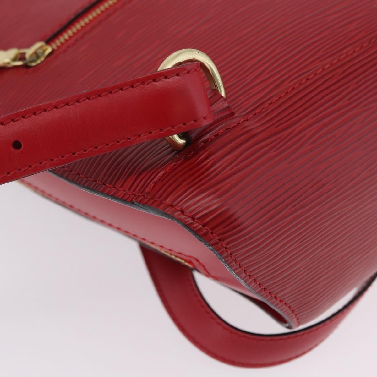 LOUIS VUITTON Epi Mabillon Backpack Castilian Red M52237 LV Auth 209904A