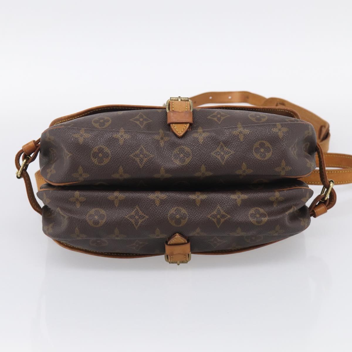LOUIS VUITTON Monogram Saumur 30 Shoulder Bag M42256 LV Auth 209914