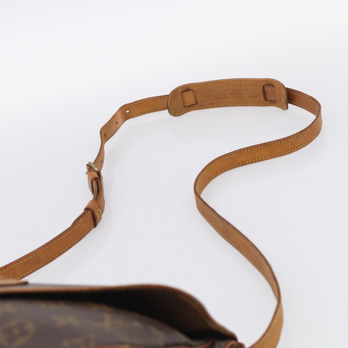 LOUIS VUITTON Monogram Saumur 30 Shoulder Bag M42256 LV Auth 209914