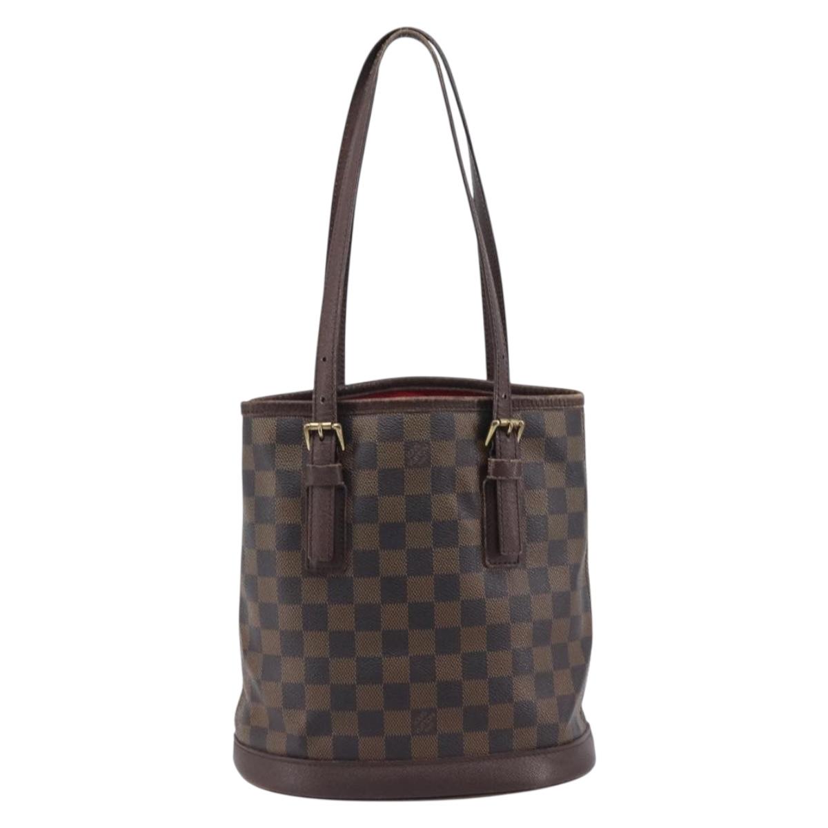 LOUIS VUITTON Damier Ebene Marais Shoulder Bag N42240 LV Auth 209923