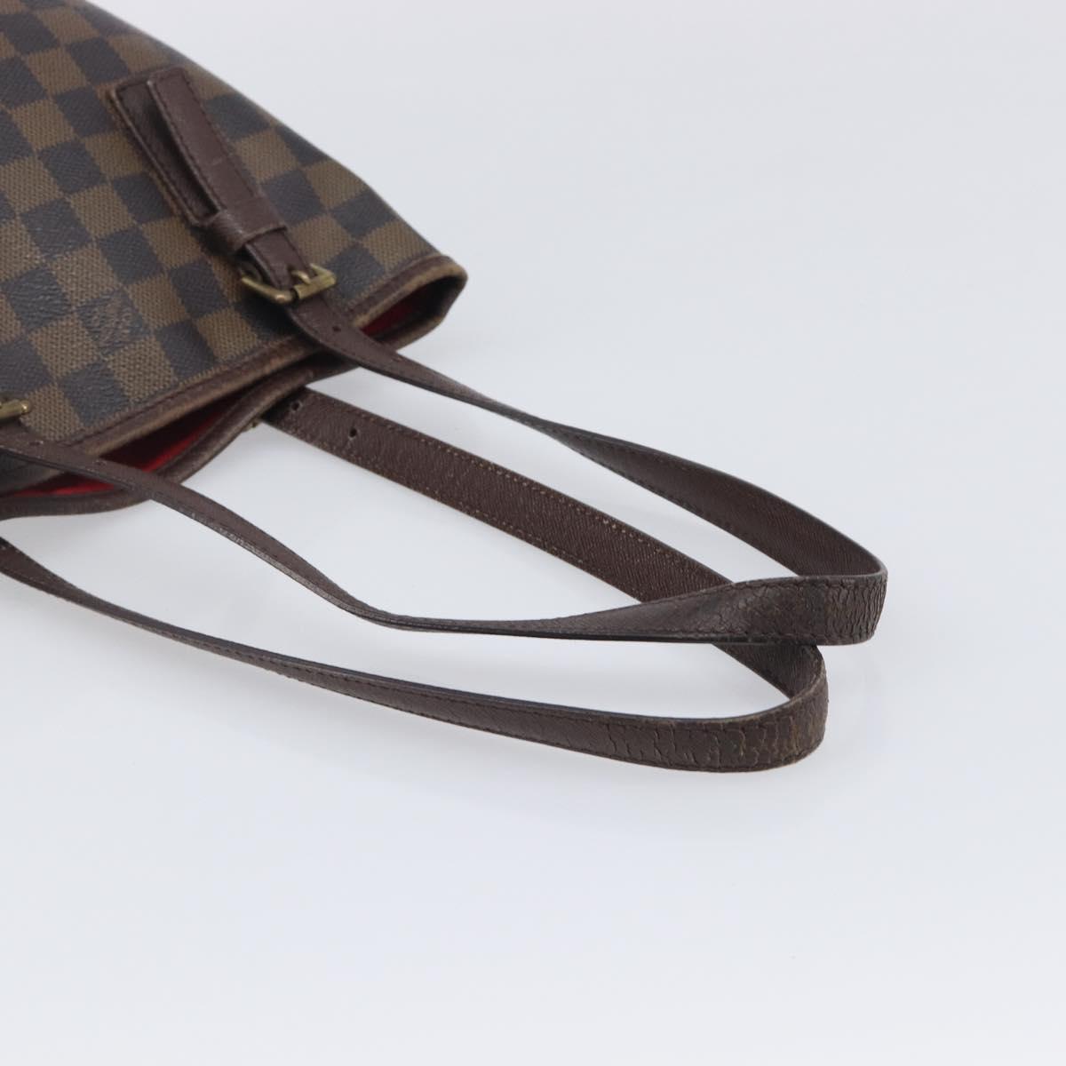 LOUIS VUITTON Damier Ebene Marais Shoulder Bag N42240 LV Auth 209923