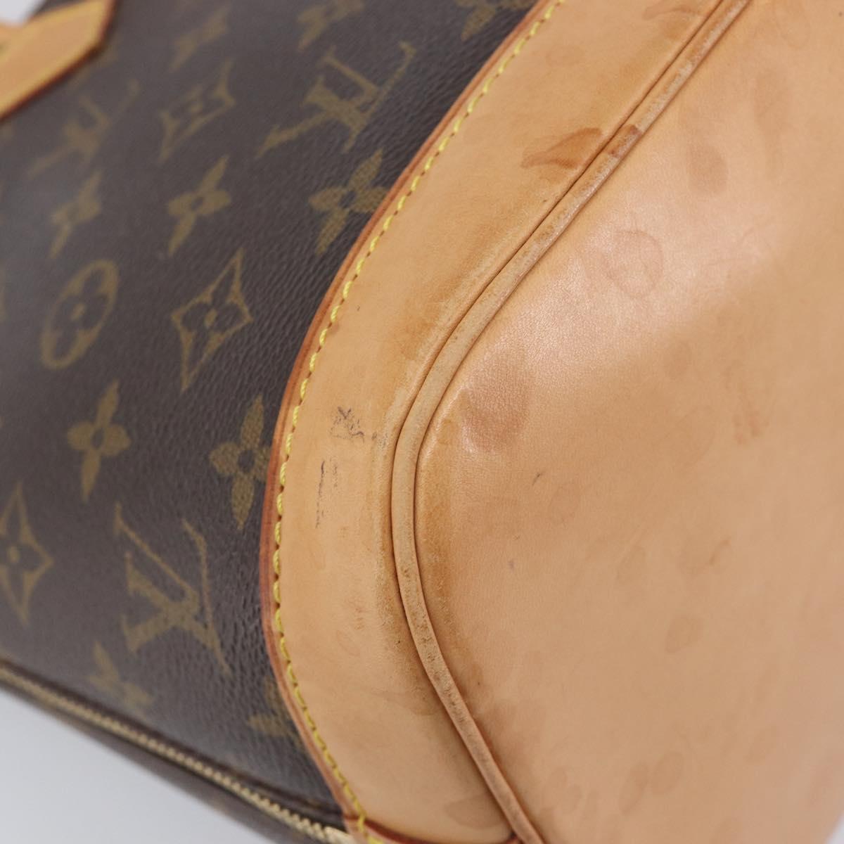 LOUIS VUITTON Monogram Alma Hand Bag M51130 LV Auth 209931A