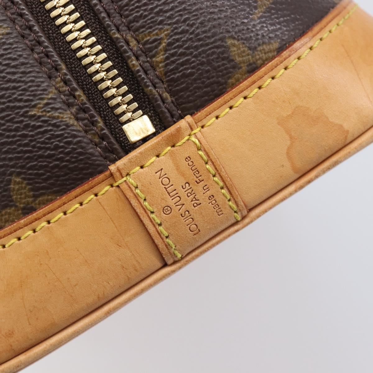 LOUIS VUITTON Monogram Alma Hand Bag M51130 LV Auth 209931A