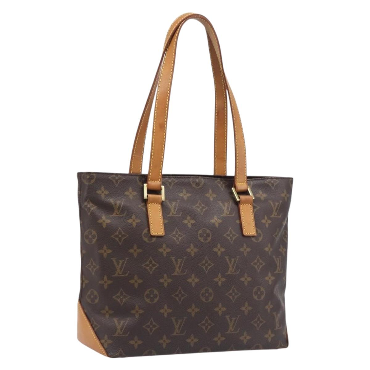 LOUIS VUITTON Monogram Cabas Piano Tote Bag M51148 LV Auth 209932V