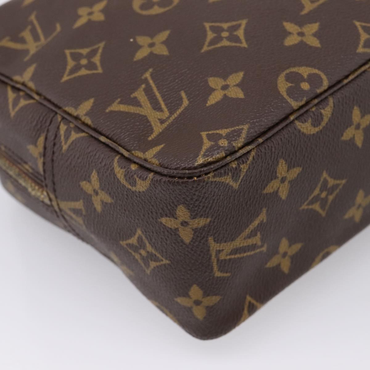 LOUIS VUITTON Monogram Trousse Toilette 28 Clutch Bag M47522 LV Auth 209937V