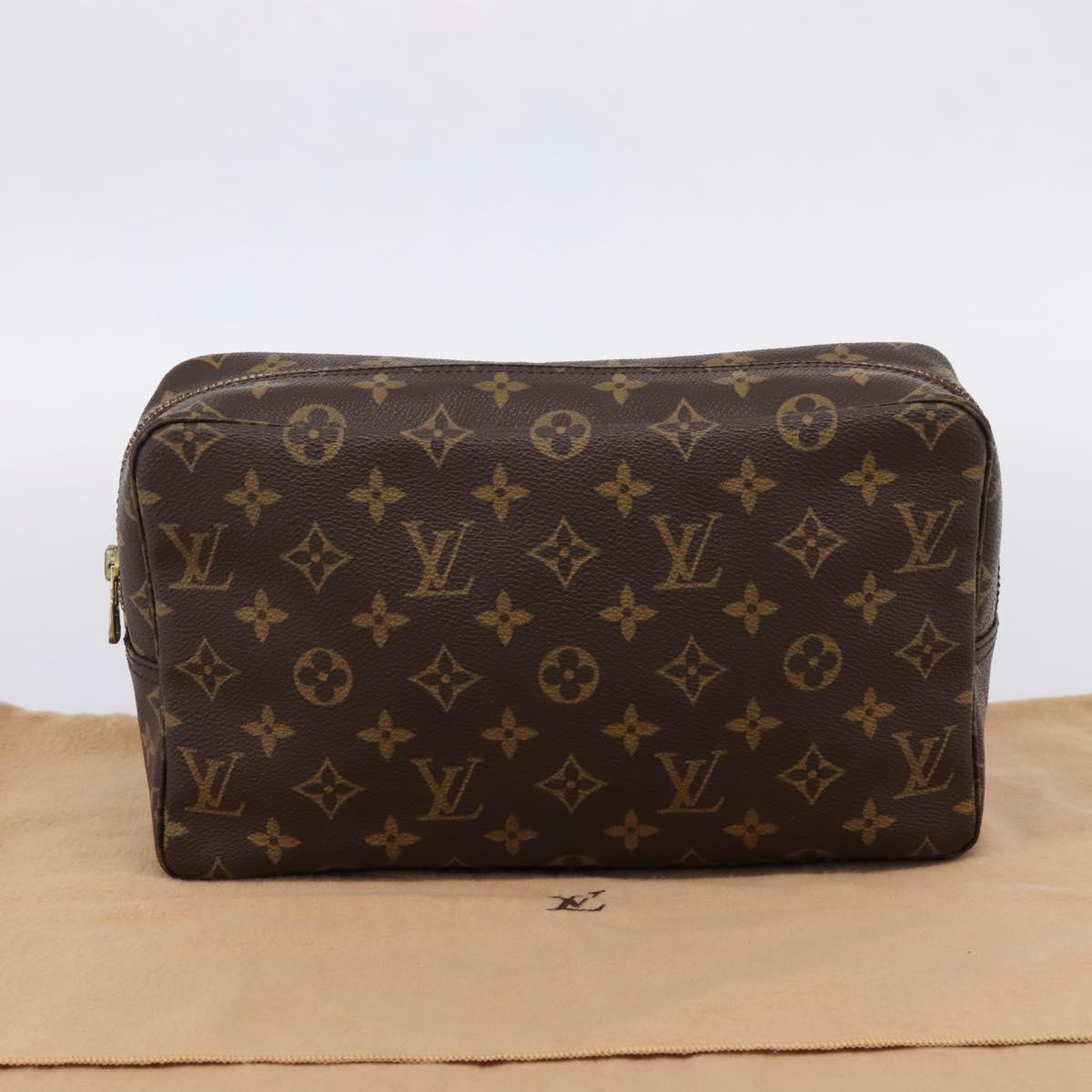 LOUIS VUITTON Monogram Trousse Toilette 28 Clutch Bag M47522 LV Auth 209937V