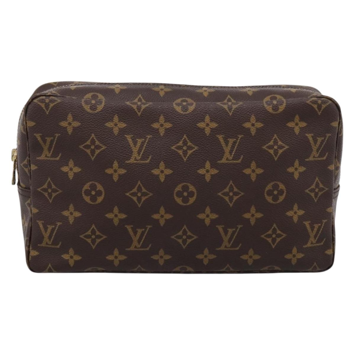 LOUIS VUITTON Monogram Trousse Toilette 28 Clutch Bag M47522 LV Auth 209937V