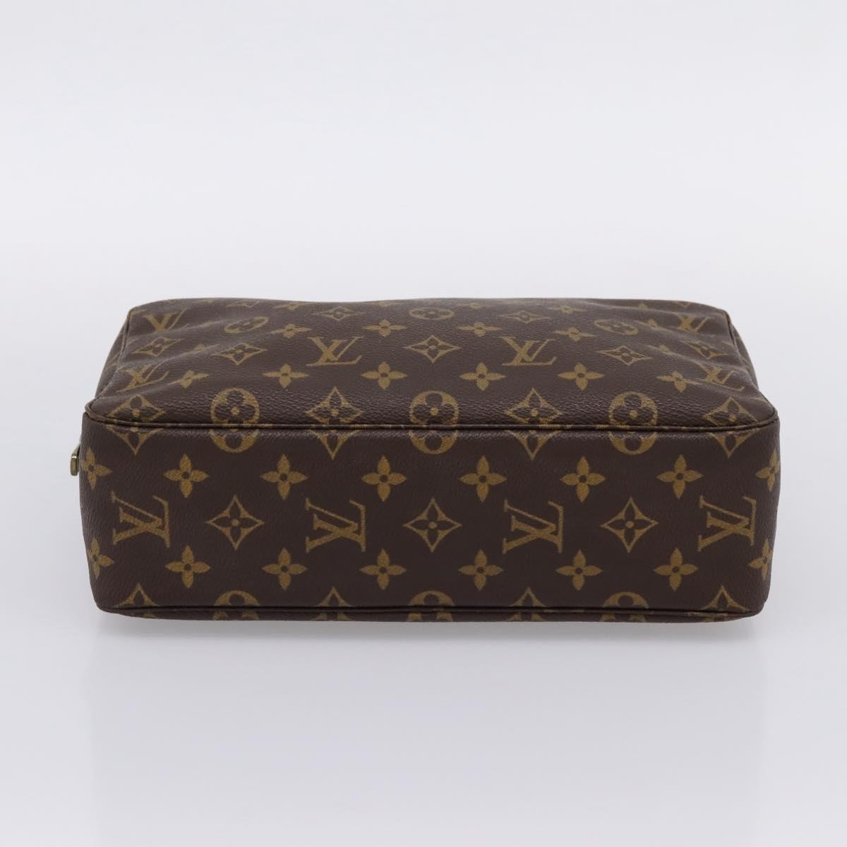 LOUIS VUITTON Monogram Trousse Toilette 28 Clutch Bag M47522 LV Auth 209937V