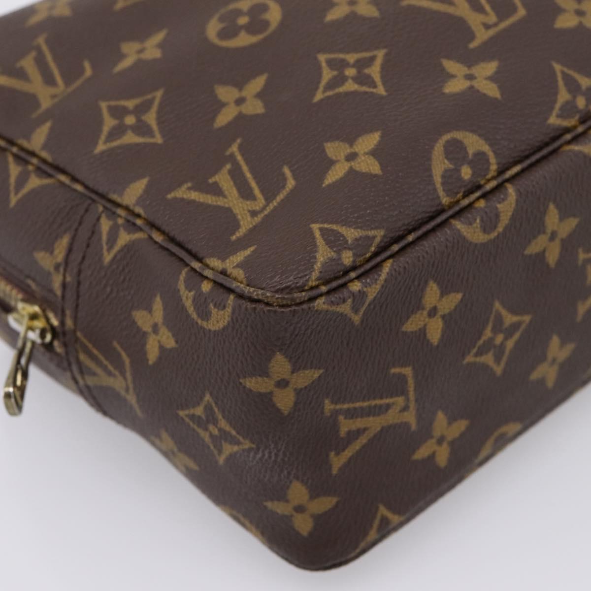 LOUIS VUITTON Monogram Trousse Toilette 28 Clutch Bag M47522 LV Auth 209937V