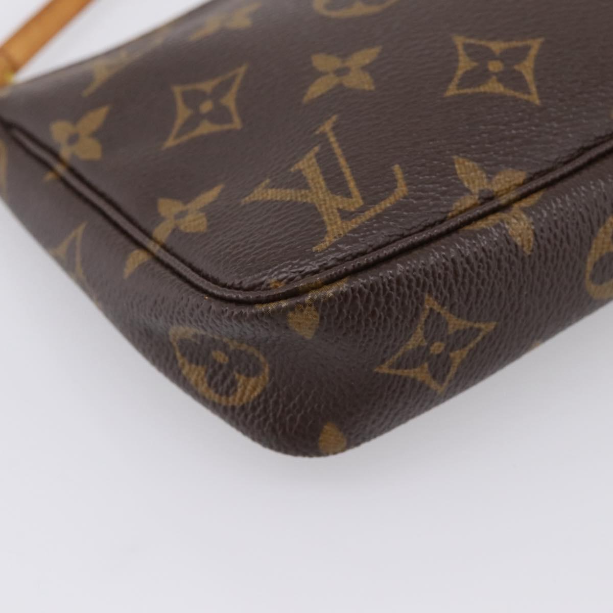 LOUIS VUITTON Monogram Pochette Accessoires Pouch M51980 LV Auth 209940