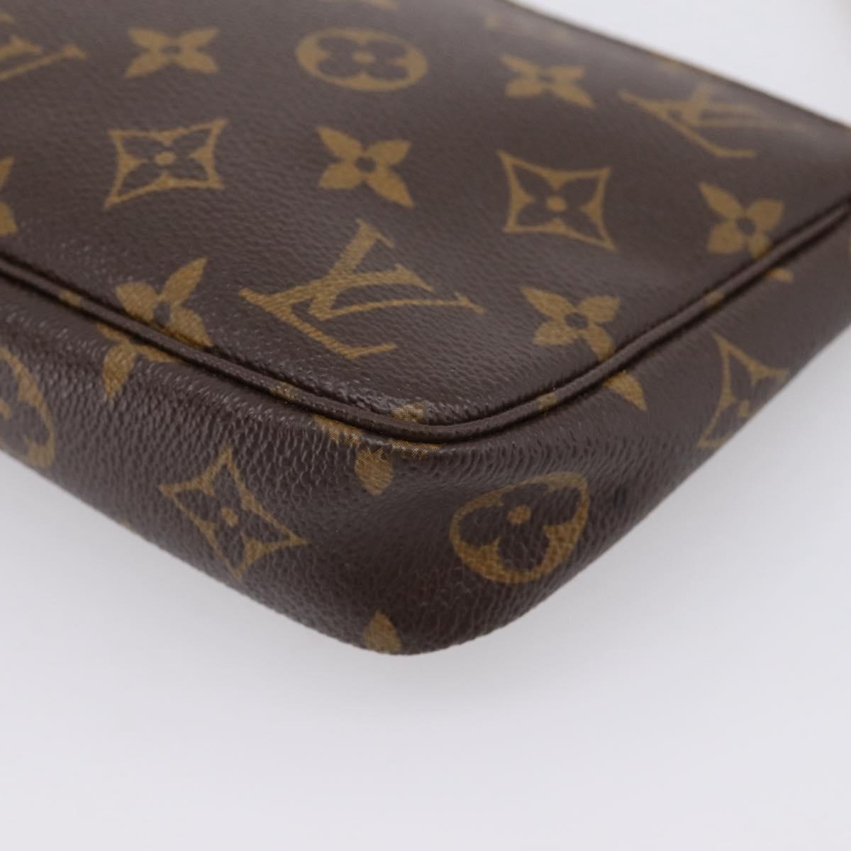 LOUIS VUITTON Monogram Pochette Accessoires Pouch M51980 LV Auth 209940