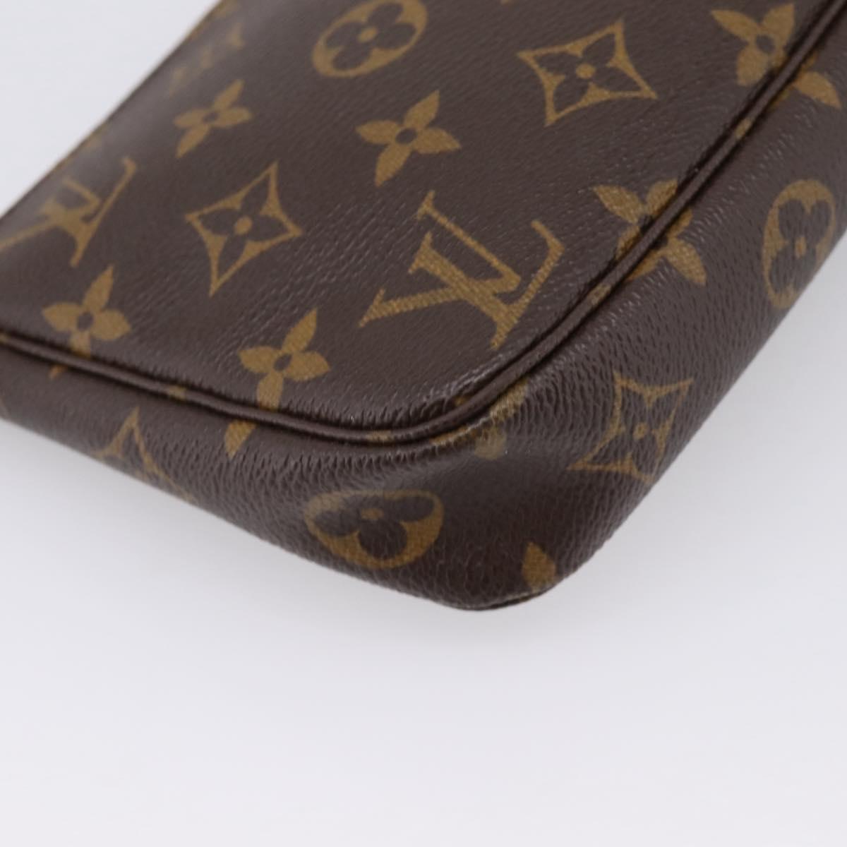 LOUIS VUITTON Monogram Pochette Accessoires Pouch M51980 LV Auth 209940