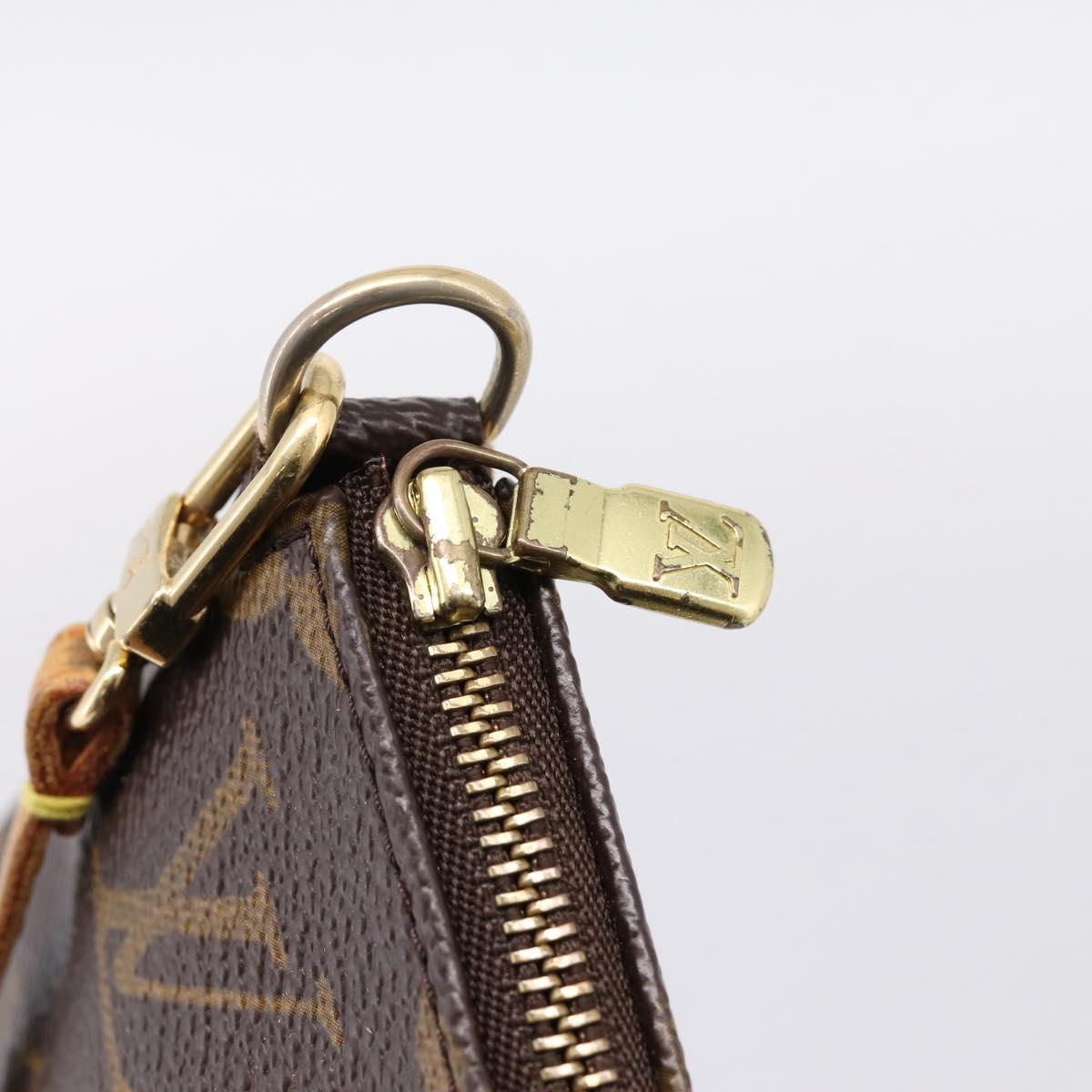 LOUIS VUITTON Monogram Pochette Accessoires Pouch M51980 LV Auth 209940