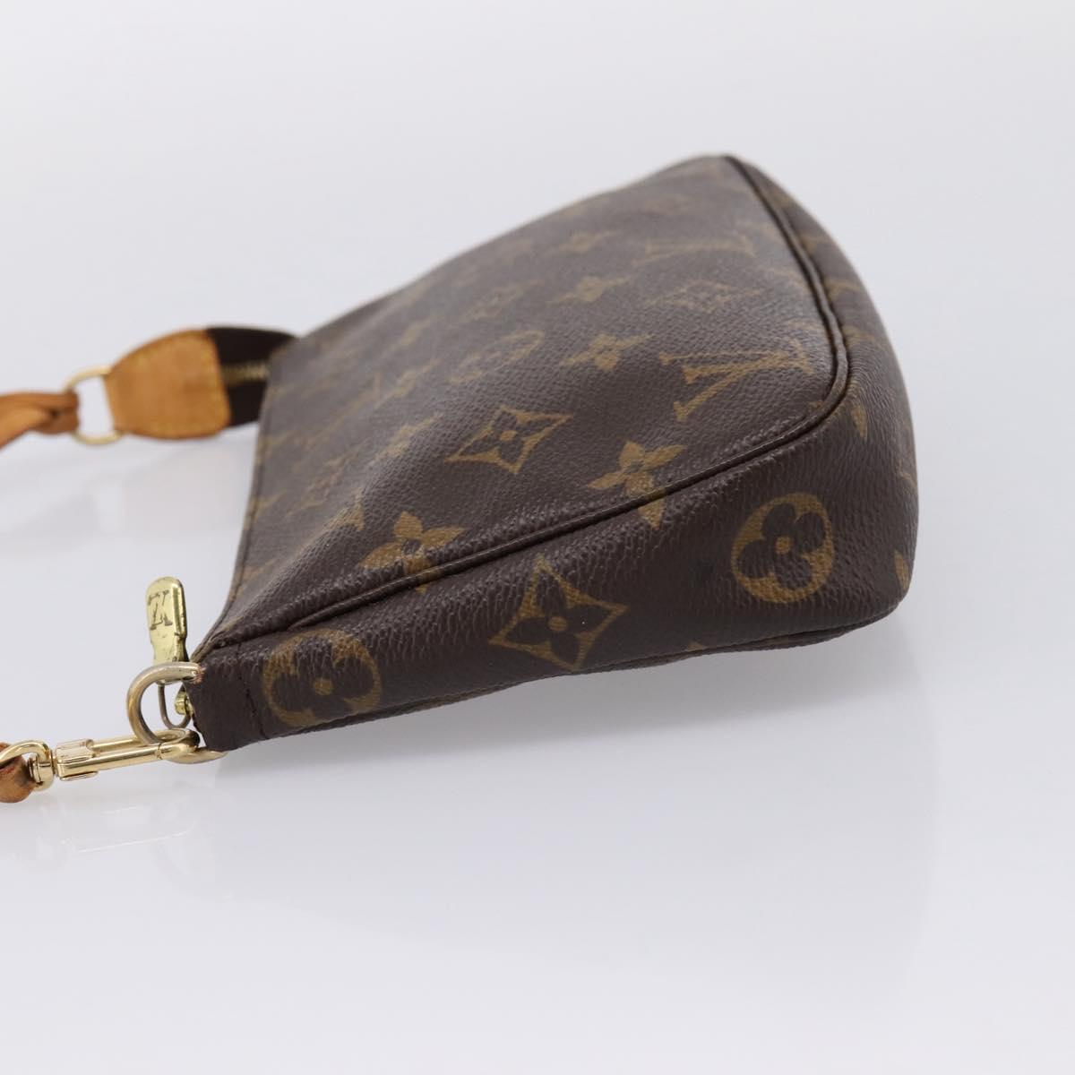 LOUIS VUITTON Monogram Pochette Accessoires Pouch M51980 LV Auth 209940