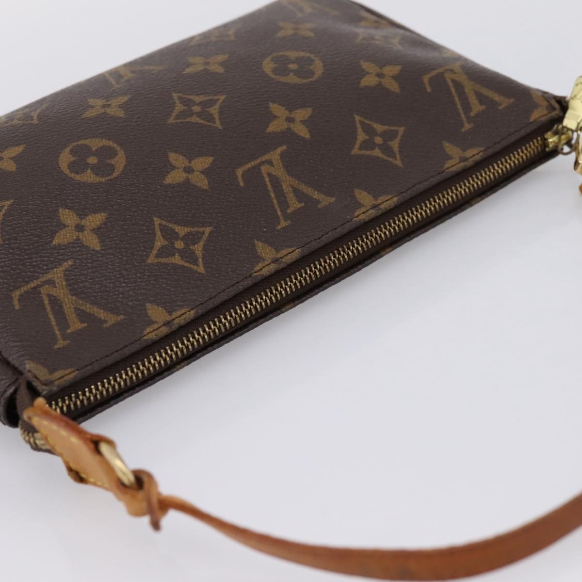 LOUIS VUITTON Monogram Pochette Accessoires Pouch M51980 LV Auth 209940