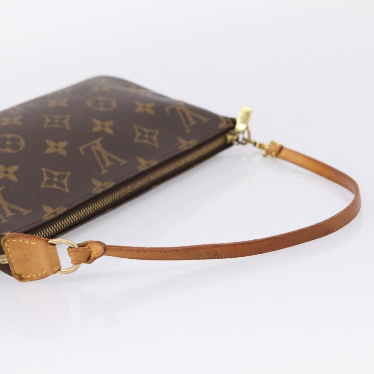 LOUIS VUITTON Monogram Pochette Accessoires Pouch M51980 LV Auth 209940