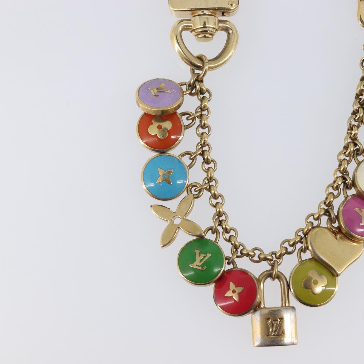 LOUIS VUITTON Porte Cles Chainne Pastilles Charm Metal M65380 LV Auth 209952A