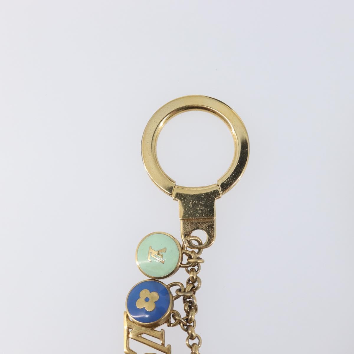 LOUIS VUITTON Porte Cles Chainne Pastilles Charm Metal M65380 LV Auth 209952A