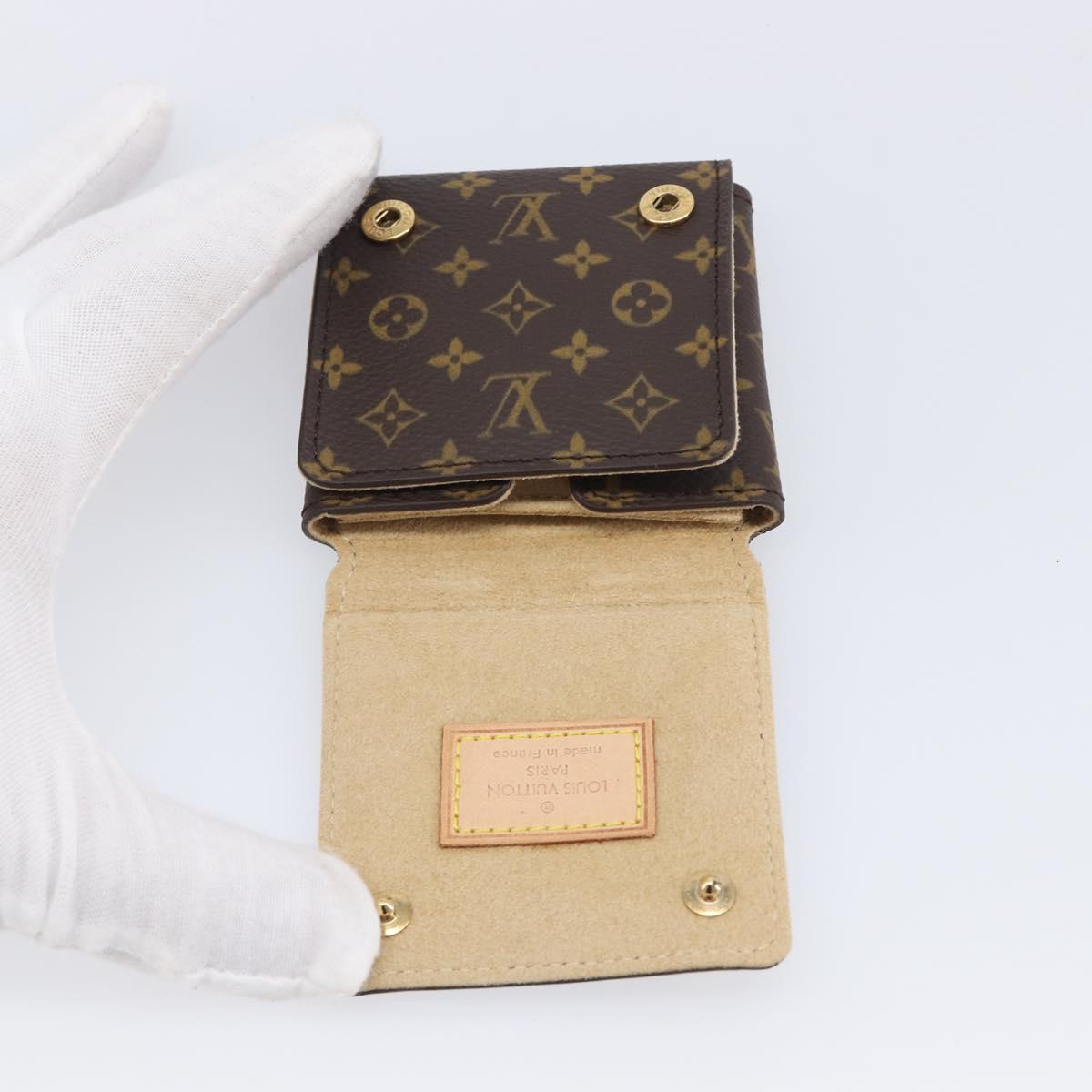 LOUIS VUITTON Monogram Accessory Case LV Auth 209969