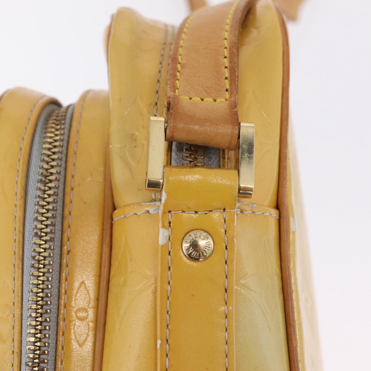 LOUIS VUITTON Monogram Vernis Wooster Shoulder Bag Gris M91036 LV Auth 209989