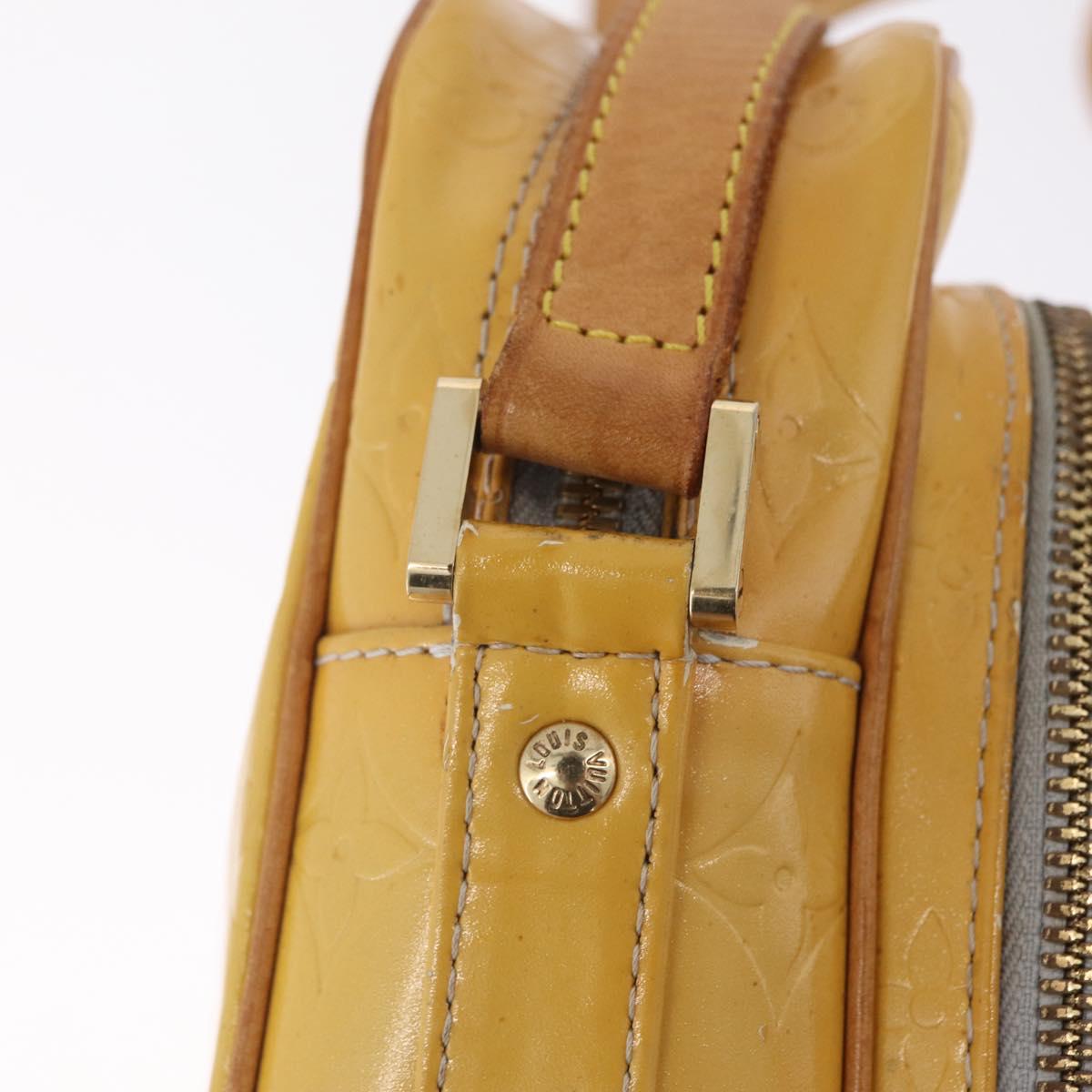 LOUIS VUITTON Monogram Vernis Wooster Shoulder Bag Gris M91036 LV Auth 209989