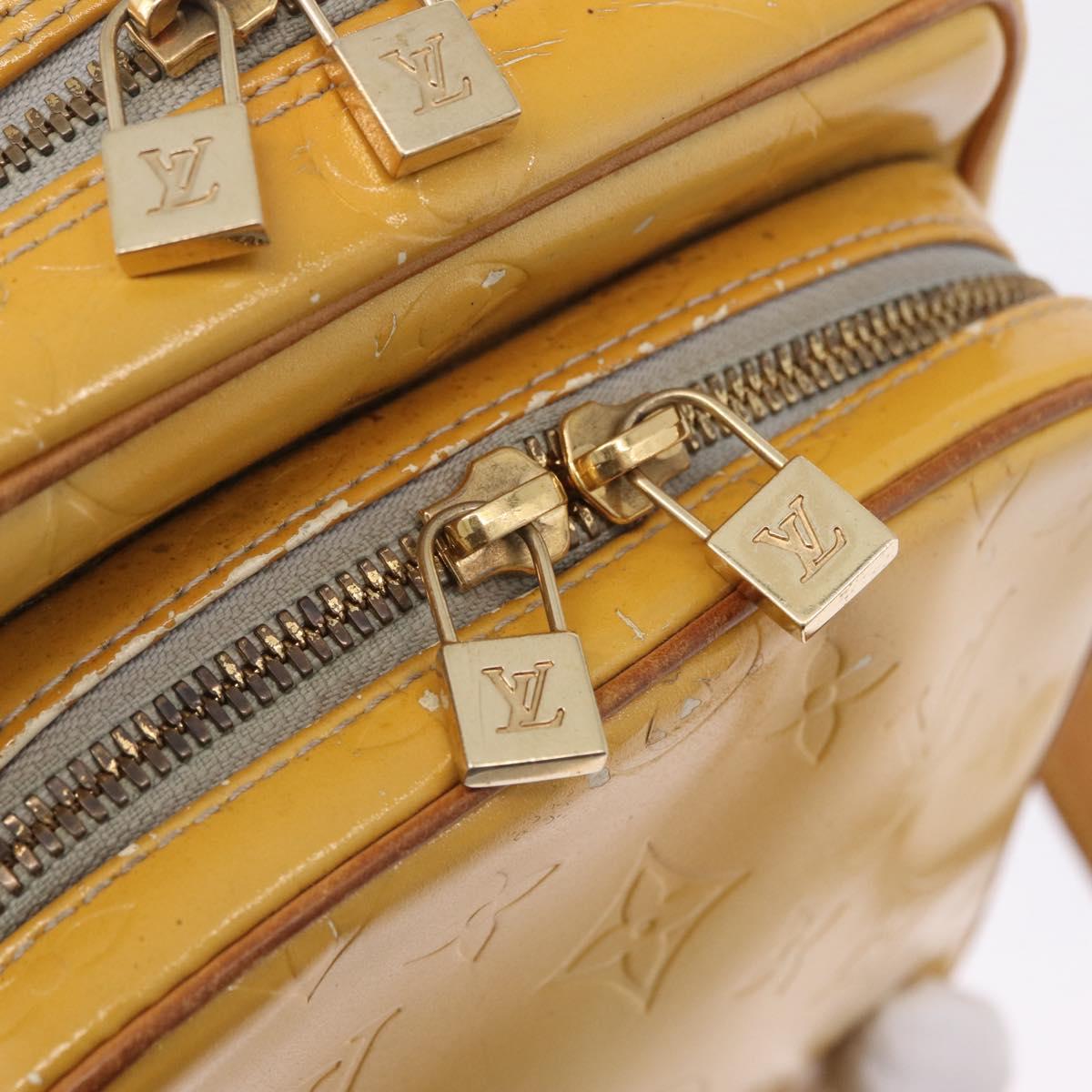 LOUIS VUITTON Monogram Vernis Wooster Shoulder Bag Gris M91036 LV Auth 209989