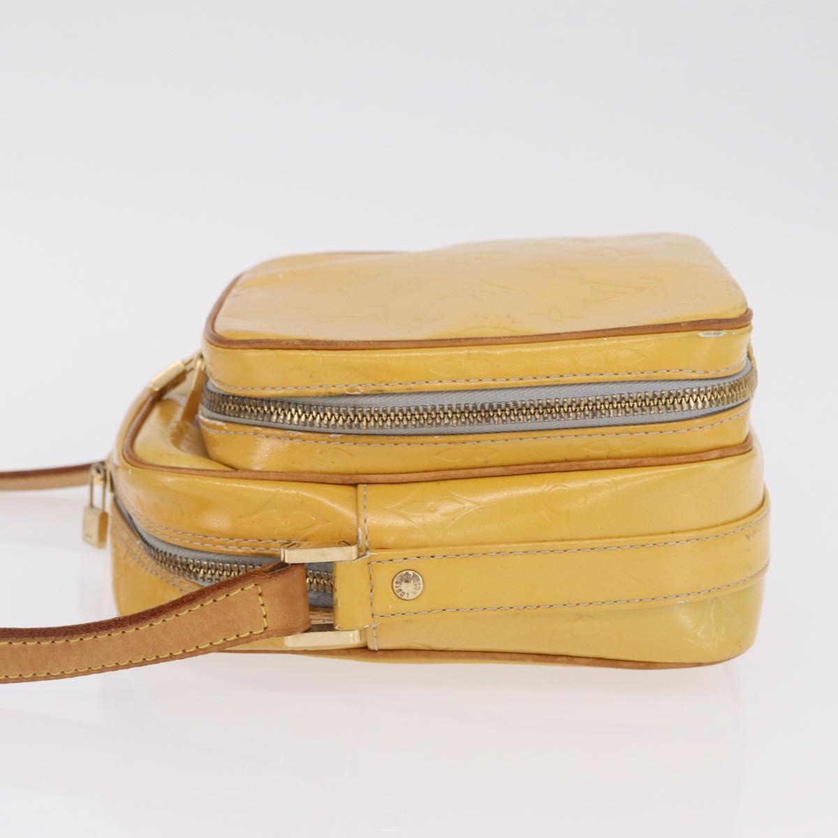 LOUIS VUITTON Monogram Vernis Wooster Shoulder Bag Gris M91036 LV Auth 209989