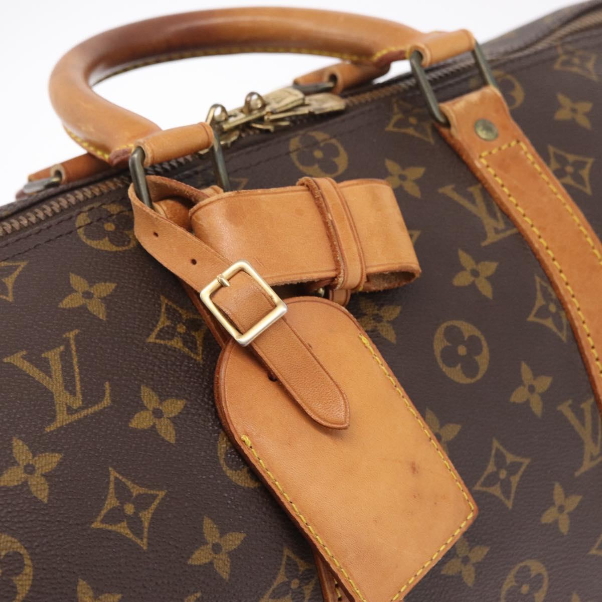 LOUIS VUITTON Monogram Keepall 45 Boston Bag M41428 LV Auth 209993