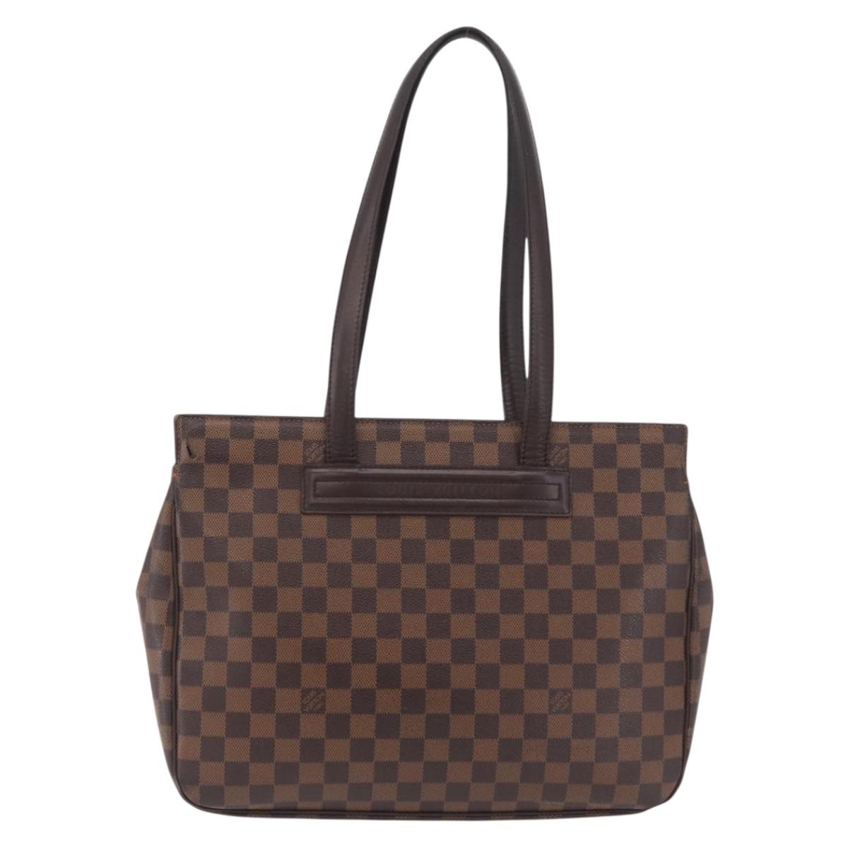 LOUIS VUITTON Damier Ebene Parioli GM Shoulder Bag N51124 LV Auth 209996